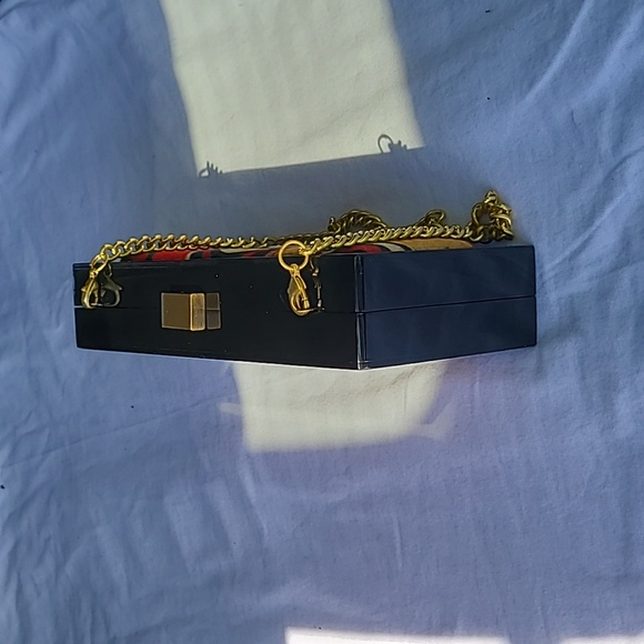 Mini Square Colorful Swirl Purse is so elegant and gorgeous, one of a kind - Picture 4 of 6